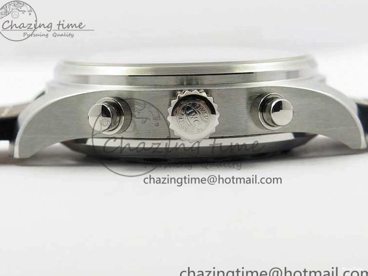 MIROTIME 0103 Pilot Chrono IW377726 ZF 1:1 Best Edition Green Dial on Brown Leather Strap A Trendsetting 7125